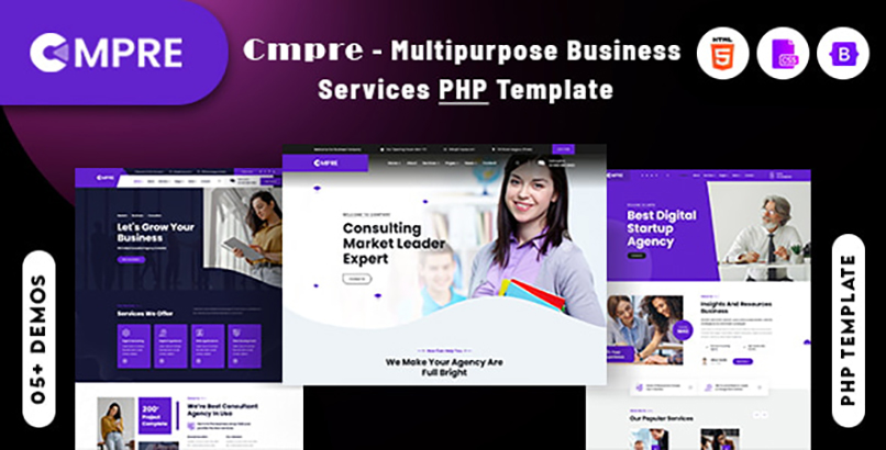 Cmpre - Multipurpose Business Services PHP Template